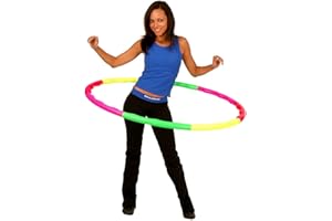 Exercise Hula Hoop: Wavy Hoop 1B - 1.0 lb Small, for Children use. Four neon Colors.