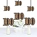 Big Dot of Happiness Adult 100th Birthday - Gold - Decorations DIY Party Essentials - Set of 20