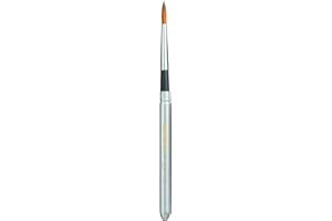 Princeton Aqua Elite, Series 4850, Synthetic Kolinsky Watercolor Paint Brush,Travel Round, 6