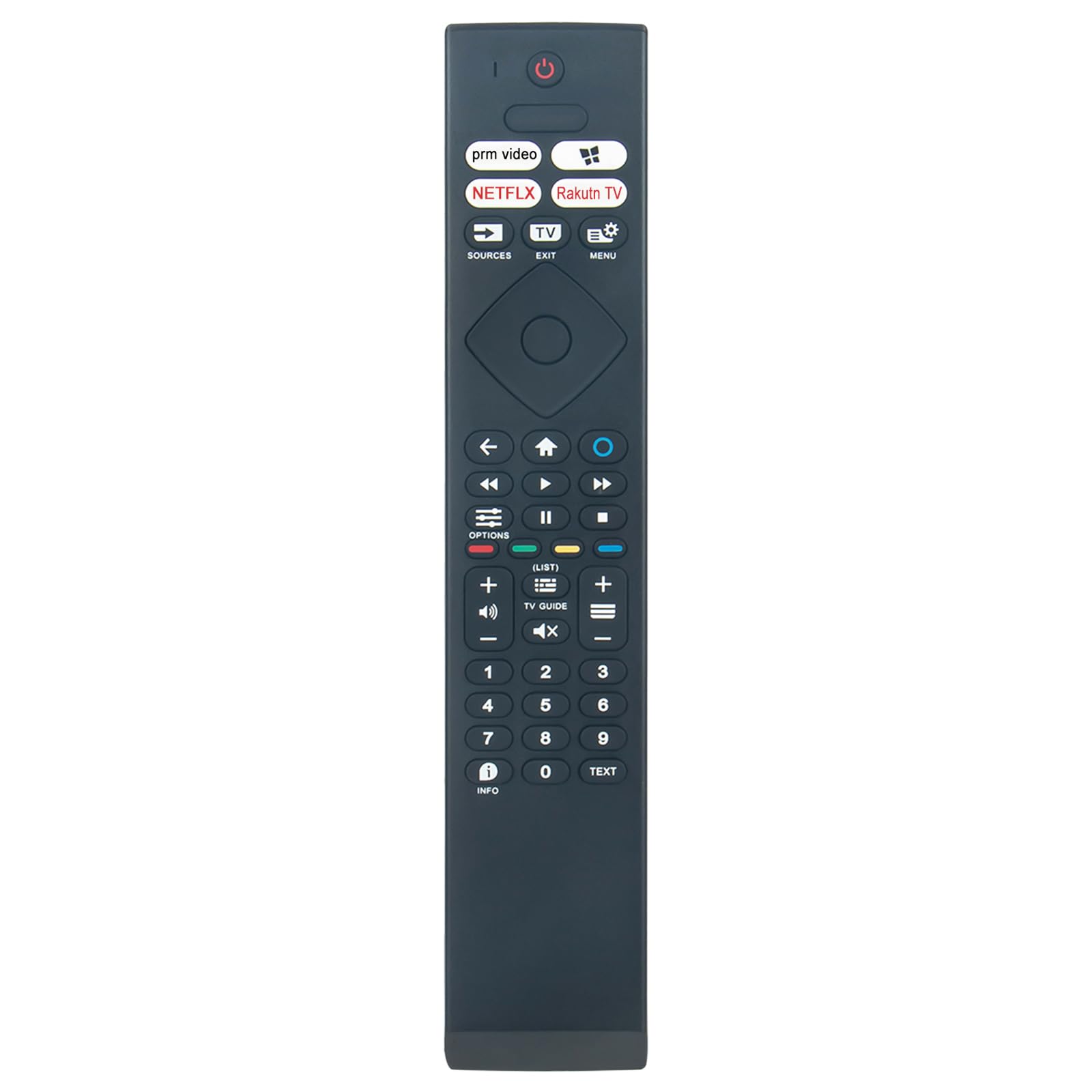 AULCMEET HR45B-GJ21 398GR10BEPHN0069HR Replacement Remote Control Fit for Philips LED 4K TV 43PUS8108/12 43PUS8108/12 50PUS8108/12 55PUS8108/12 65PUS8108/12 70PUS8108/12 75PUS8108/12