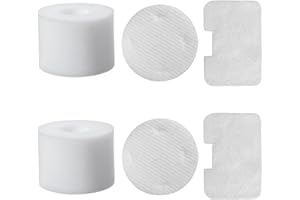 Foam and Felt Filter Set For Shark Navigator Deluxe Upright Vacuum NV36 NV42 NV44 NV46 NV46C UV402 UV410, Replacement Part # 