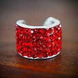 UltraScope Crystal Stethoscope Charm - Cherry Red