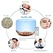 URPOWER 1000ml Essential Oil Diffuser Humidifiers Remote Control Ultrasonic Aromatherapy Diffusers Room Decor Running 20 Hours with Adjustable Mist Mode,Water-less Auto Shut-Off & 7 Color LED Lightsthumb 3