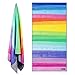 KOLLIEE Sand Free Beach Towels Portable Colorful Compact Beach Towels Absorbent Pool Towels Sand Proof Beach Towels for Adults Girls Women Kids 31x63 inch