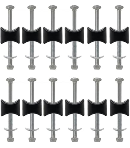 Kit De 12 Boulons Pour Trampoline - 5.2x77mm, Acier Galvanisé - Avec Entretoises, Rondelles, écrous Et Clé