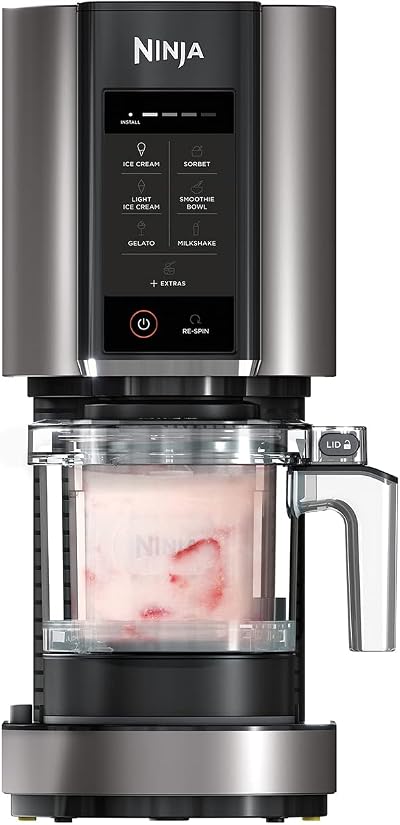 Ninja CREAMi Ice Cream Maker & Frozen Dessert Maker NC300UK Black/Silver