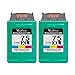 Valuetoner Remanufactured Ink Cartridge Replacement for HP 74XL 75XL Ink Cartridges Combo Pack 74 XL 75 XL for DeskJet D4260 Photosmart C4280 C4300 C4400 C4500 OfficeJet J5788 J6480 Printer