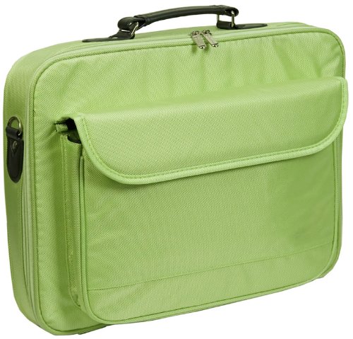 17 inch Neon Green Notebook Laptop Shoulder Messenger Bag / Carry on Briefcase