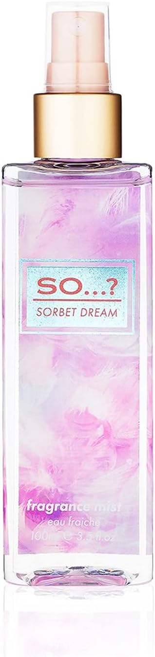 SO? Womens Sorbet Dream Fragrance Mist 100ml Sweet Fruity Vanilla Floral