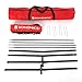 SONGMICS Baseball Net, Portable Softball Net, with Carry Bag, Ground Stakes, for Hitting and Batting Practice, Red, USBN77RD