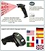 Barcode Scanner Wireless USB Handheld 1d WS1, Wireless & Wired 2-in-1 2.4GHz Multifunction Scanner 328 Feet Transmission Range, for Supermarkets, Stores, Warehouse, Logistics,etc.
