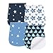 Yoofoss Baby Burp Cloths 4 Pack Triple Layer Burping Rags Soft and Absorbent for Boys Girls