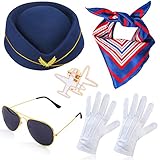 Beelittle Women's Stewardess Costume Accessories