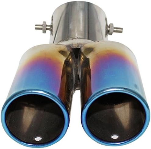 Exhaust Muffler Pipes Tips Stainless Steel for Hyundai Elantra Sonata 8 Grilled Blue