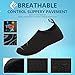 CIOR Lightweight Aqua Socks Quick-Dry Water Shoes Mutifunctional Barefoot For Beach Pool Surf Yoga Exercise SX-Black-40/41