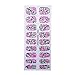PUEEN 3D Jeweled Nail Wraps Collection BLING IT UP - 5 Pack (18 Strips Each) Nail Wraps/Nail Strips/Nail Foils/Nail Stickers/Nail Decals/Nail Patches in Fashion Designs-BH000526