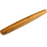 HONGLIDA Classic French Rolling Pins Bamboo Wooden Rolling Pin for Baking Pizza Dough Pie Cookie, 13-Inch