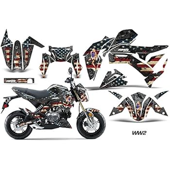 Kawasaki Z125 PRO 2017 MX Dirt Bike Graphic Kit Sticker Decals Z 125 WW2