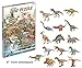 Top Race 3D Puzzle, Dinosaur Puzzle, No Glue, No Scissors, Easy to Assemble 16 Dinosaurs. (91 Pieces)