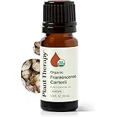 Plant Therapy Organic Frankincense Carterii Essential Oil 100% Pure, USDA Certified Organic, Undiluted, Natural Aromatherapy, Therapeutic Grade 10 mL (1/3 oz)