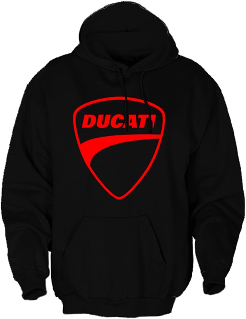 Ducati Men's Motorcycle Hooded Fleece Sweatshirt