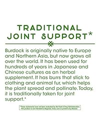 Nature's Way raíz de bardana (COG), 100 cápsulas (paquete de 2), NW0019, 100, 1