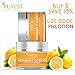 Purest Naturals Anti-Aging Vitamin C Facial Moisturizer Lotion - Best Face Wash For Skin Brightening & Sun Protection - With Green Tea, Hydrating Jojoba Oil & MSM