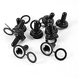 uxcell® 10 Pcs 11mm Thread Dia Rubber Toggle Switch Boot Weatherproof Cover