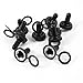 Uxcell a14012000ux0224 Rubber Toggle Switch Boot Weatherproof Protector Cover, 10 Piece, 11 mm Thread Diameter