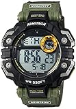 Armitron Sport Men's 40/8400GRN Digital Chronograph Olive Green Resin Strap Watch