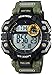 Armitron Sport Men's 40/8400GRN Digital Chronograph Olive Green Resin Strap Watch