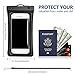 Universal Waterproof Case, Powerman Dry Bag TPU Floating Waterproof Phone Pouch for iPhone X/8/8 Plus/7/7 Plus/6s/6/6s Plus Samsung Galaxy S9 Plus/S8 Plus/S7 LG V20 Google Pixel Huawei, Up to 6.2”