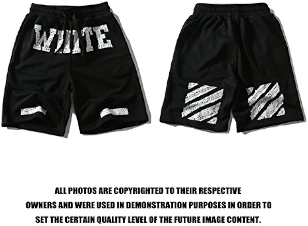 off white half pants
