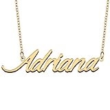 GR35Z9 Adriana Name Necklace Gift for Her His
