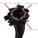 Upgr8 5 Feet Length Nylon Steel Braided Fuel/Oil/Gas Line Hose (-8AN, Black)