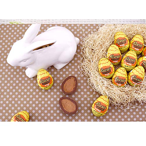Easter Eggs | 5 Cadbury Creme Milk Chocolate Eggs & 5 Reese’s Peanut Butter Eggs | Gift Boxed, Easter Hunt, Basket Stuffer & Filler, Party Decor (10 Eggs)