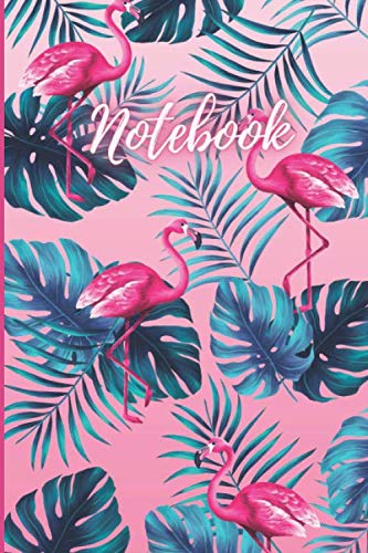 NOTEBOOK: Flamingo notebook with 120 lined pages 6” x 9” perfect for everyday use | A journal with perfectly spaced lines to leave plenty of room for writing | Flamingo composition notebook