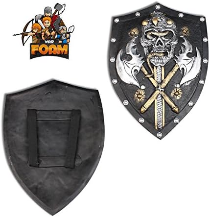 WarFoam Fantasy Skull Snake Axe Medieval Foam Shield