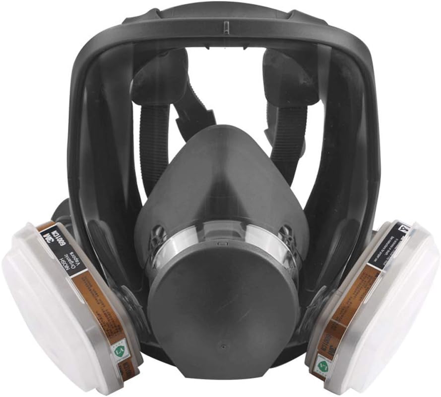 N95 Filter Box Full Face Respirator Safety Mask Against Dust, Pollen, Pesticides, and Organic Vapors - Perfect For Painters And DIY Projects Protective Mask
