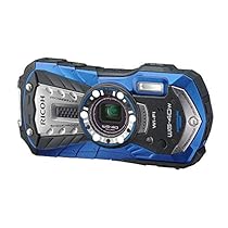RICOH Waterproof digital camera RICOH WG-40 Blue (Japan Import-No Warranty)