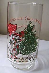 holly hobbie coke christmas glasses