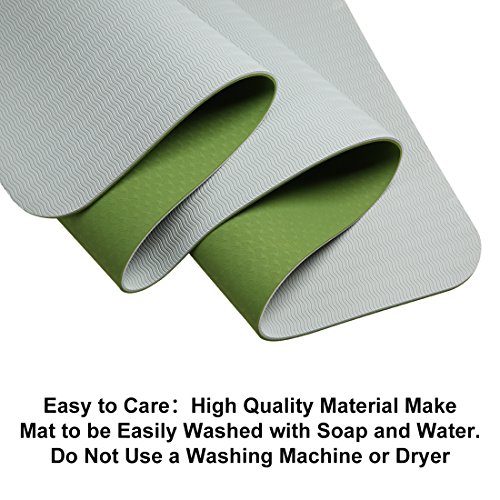 image for BLC Anti-Tear TPE Yoga Mat lightweight Anti-slip 6mm Premium Exercise 