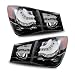 SPPC L.E.D Taillights Black 4 Pcs For Chevy Cruze - Passenger and Driver Side