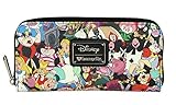 Loungefly Disney Alice In Wonderland Character All Over Print Wallet