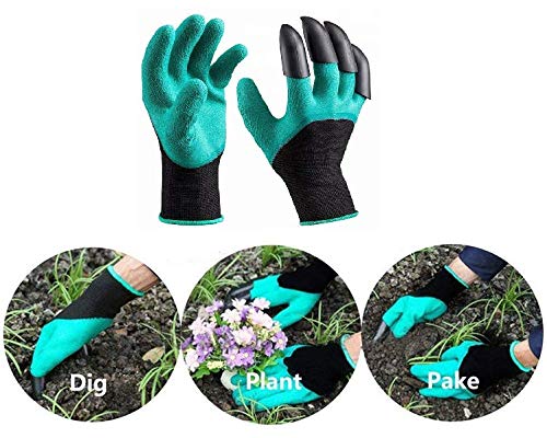 Weed Removal Tool + Bonus Garden Gloves | Standing Weed Puller Tool Stand Up Weeder | Crack and Crevice Weeding Tool | Weed Remover | Weed Grabber | Weed Wiper | Crack Weeder | Sidewalk Weeder