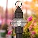 Designers Fountain Outdoor Lamp Post Light Fixture, Classic Rustic Finish, Weather Resistant, Exterior Lantern for Yard, Garden, Patio, Porch, Driveway, Walkway, Nantucket 1766-RT