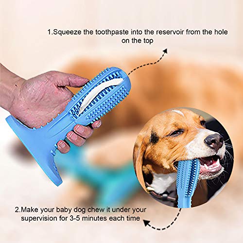 LAROSA MEDICAL Dog Chew Toothbrush - 2019 Upgraded Dog Toothbrush Toy - Safe, Non-Toxic and Durable Dog Toothbrush Stick - Best Dog Toothbrush