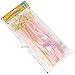 XiangGuanQianYing Princess Party Supplies Princess Wands Snowflake Wands with Pink Ribbons Party Favors (10 Pack)