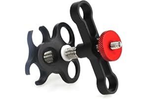 SKYSHARK Underwater Diving Camera Arm Ball Clamp Mount for Diving Light Arms Ball to YS Head Clip Arm Joint Bracket Arm Section Holder for Diving Lights Arm Photography Diving Camera Arm Tray System