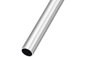 METALLIXITY 6063 Aluminum Tube (15mm OD x 13mm ID x 300mm L), Aluminum Round Tubing - for Home Furnishing, Machinery, DIY Handicraft